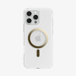 Spigen Ultra Hybrid (MagFit) mobile phone case 16 cm (6.3") Cover Gold, Transparent