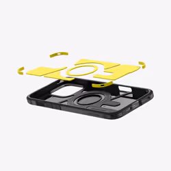 Spigen Tough Armor AI (MagFit) mobile phone case 16 cm (6.3") Cover Black