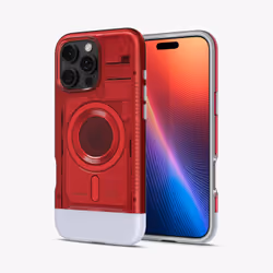Spigen Classic C1 (MagFit) mobile phone case 16 cm (6.3") Cover Red
