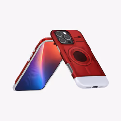 Spigen Classic C1 (MagFit) mobile phone case 16 cm (6.3") Cover Red
