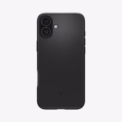 Spigen Thin Fit, Cover, Apple, iPhone 16, 15.5 cm (6.1"), Black