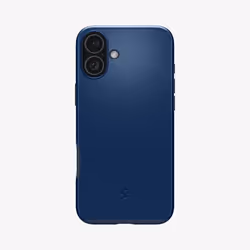 Spigen Thin Fit (MagFit) iPhone 16 Case Navy Blue, Cover, Apple, iPhone 16, 15.5 cm (6.1"), Navy