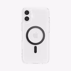 Spigen Ultra Hybrid (MagFit), Cover, Apple, iPhone 16, 15.5 cm (6.1"), Transparent