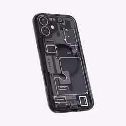 Spigen Ultra Hybrid Zero One (MagFit) mobile phone case 15.5 cm (6.1") Cover Black, Translucent