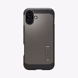 Spigen Tough Armor AI (MagFit), Cover, Apple, iPhone 16, 15.5 cm (6.1"), Grey