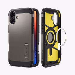 Spigen Tough Armor AI (MagFit) mobile phone case 15.5 cm (6.1") Cover Grey