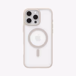 Spigen Ultra Hybrid (MagFit), Cover, Apple, iPhone 16 Pro Max, 17.5 cm (6.9"), Beige, Transparent