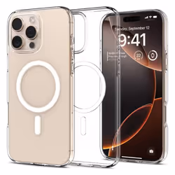 Spigen Liquid Crystal MagFit iPhone 16 Pro Max Case Crystal Clear, Cover, Apple, iPhone 16 Pro Max, 17.5 cm (6.9"), Transpare ...