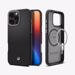 Spigen Enzo Aramid mobile phone case 17.5 cm (6.9") Cover Black