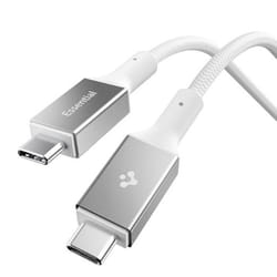 Spigen Essential EB10010CC USB cable USB 3.2 Gen 1 (3.1 Gen 1) 1 m USB C 5 Gbit/s 100 W White