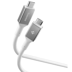 Spigen Essential EB24012CC USB cable USB4 Gen 3x2 1.2 m USB C 40 Gbit/s 240 W White