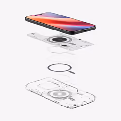 Spigen Ultra Hybrid Neo One (MagFit) mobile phone case 17.5 cm (6.9") Cover Transparent
