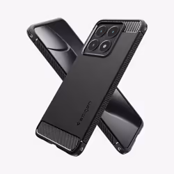 Spigen Rugged Armor Xiaomi 14T Pro Case Matte Black