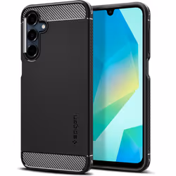 Spigen Galaxy A16 / 5G Case Rugged Armor Black, Cover, Samsung, Galaxy A16 (2024), Galaxy A16 5G (2024), 17 cm (6.7"), Black