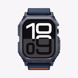 Spigen Lite Fit Pro Apple Watch (46mm) Case + Band Navy Blue, Case + Band, Smartwatch, Navy, Apple, Apple Watch 10 (46mm), Po ...