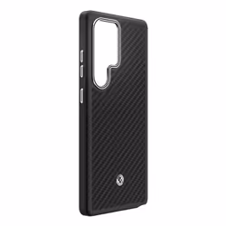 Spigen Enzo Aramid mobile phone case 17.5 cm (6.9") Cover Black, Silver