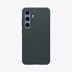 Spigen Galaxy S25 Case Liquid Air Abyss Green, Cover, Samsung, Galaxy S25, 15.8 cm (6.2"), Dark Green
