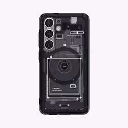 Spigen Galaxy S25 Case Ultra Hybrid Zero One (MagFit) Black, Cover, Samsung, Galaxy S25, 15.8 cm (6.2"), Black