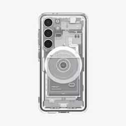 Spigen Galaxy S25 Case Ultra Hybrid Zero One (MagFit) White, Cover, Samsung, Galaxy S25, 15.8 cm (6.2"), Black