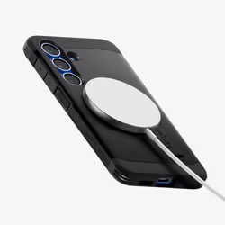 Spigen Galaxy S25 Case Tough Armor AI (MagFit) Black
