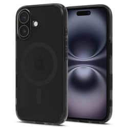 Spigen iPhone 16 Case Ultra Hybrid T (MagFit) Frost Black Case / Graphite Ring