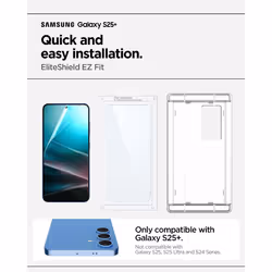 Spigen EliteShield EZ Fit Galaxy S25 Plus Screen Protector 1 Pack
