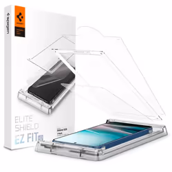 Spigen EliteShield EZ Fit Galaxy S25 Screen Protector 1 Pack, Samsung, Galaxy S25, Scratch resistant, Transparent, 1 pc(s)