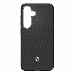 Spigen Enzo Aramid, Cover, Samsung, Galaxy S25, 15.8 cm (6.2"), Black, Silver
