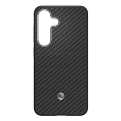 Spigen Enzo Aramid mobile phone case 15.8 cm (6.2") Cover Black, Silver