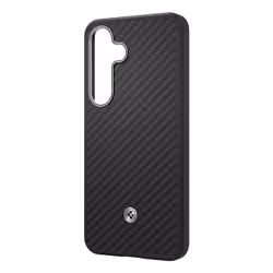 Spigen Enzo Aramid mobile phone case 15.8 cm (6.2") Cover Black, Silver