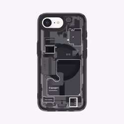 Spigen Ultra Hybrid Zero One (MagFit) iPhone 16e Case Zero One, Cover, Apple, iPhone 16e, 15.5 cm (6.1"), Black