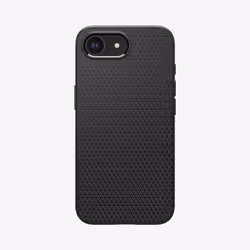 Spigen Liquid Air (MagFit) iPhone 16e Case Matte Black, Cover, Apple, iPhone 16e, 15.5 cm (6.1"), Black
