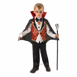Dracula - dracula vampire halloween costume childs boys classic fancy dress party kids