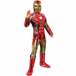Kids Official Deluxe Iron Man Costume | Avengers Endgame Superhero - Large