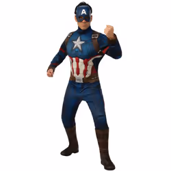 Official Captain America Costume | Avengers Endgame Superhero - Standard