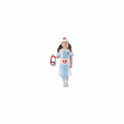 Medium Girls Nurse Costume - Fancy Dress Kids Rubies Official Hospital - nurse fancy dress kids rubies medium official costu ...