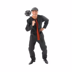 Mens Bert Chimney Sweep Fancy Dress Costume Adults Mary Poppins Outfit - Standard
