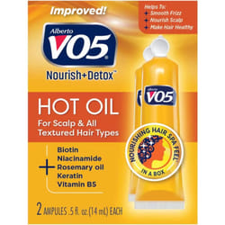 V05 Moisturizing Hot Oil- 2 tubes- 5Fl.Oz