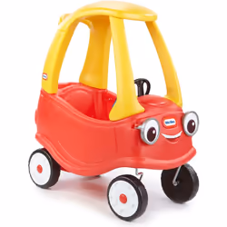 Little Tikes Cozy Coupe - Ride On for Kids with Real Working Horn, Clicking Ignition Switch, & Fuel Cap - For Kids 18+ Months