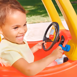 Little Tikes Cozy Coupe - Ride On for Kids with Real Working Horn, Clicking Ignition Switch, & Fuel Cap - For Kids 18+ Months