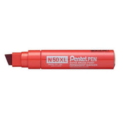 Pentel N50XL permanent marker Chisel tip Red 6 pc(s)