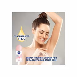 40ml x 2 Nivea Brightening Deep Serum Sakura + Vit C Deodorant Roll-on