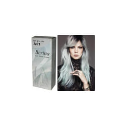 2 x Berina A21 Grey Silver HAIR DYE COLOUR Cream