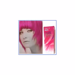 Berina Permanent Hair Dye Color Cream A24 Pink Magenta