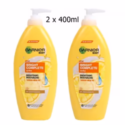 Garnier Body Lotion Bright Complete Extra Moisturising 2 x 400ml