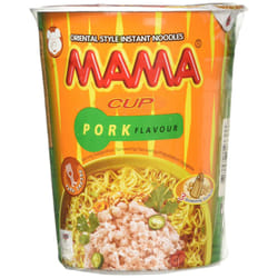 Instant Cup Noodle with Pork Flavor 70 g - Pack of 12 TMAMACUPP