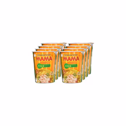 Instant Cup Noodle with Pork Flavor 70 g - Pack of 12 TMAMACUPP