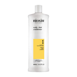 Nioxin System 1 Scalp Therapy Conditioner for Natural Hair with Light Thinning  16.9 oz
