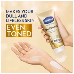 2 x Vaseline Healthy Bright Gluta-Hya UV Lotion Flawless Glow 300ml
