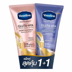 Gluta-Hya Dewy Radiance and Overnight Radiance Repair Serum Burst Body Lotion, 300ml, Pack of 2